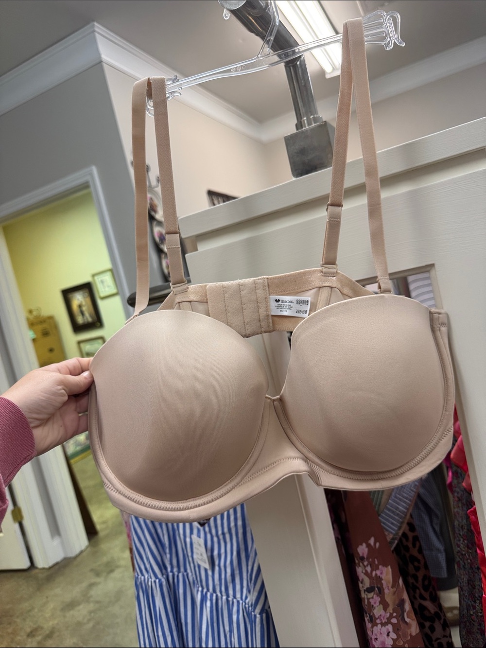 Wacoal Beige Convertible Strapless T-Shirt Bra